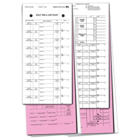 Job Time Tickets- TT-136 &  JT-VWOA-3286-AB