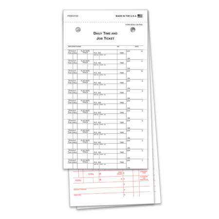 Job Time Tickets- 126-PSN