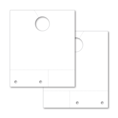 3-Digit White Auto Service Dispatch Numbers Mirror Tags - 1000 Qty A Plus RL-78