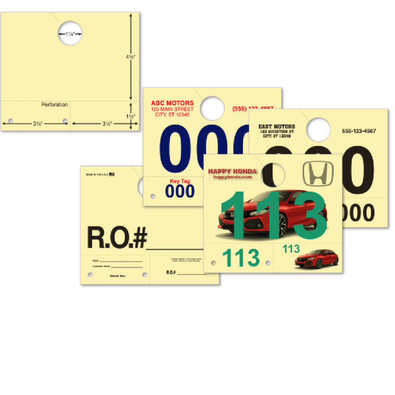 Custom Rl-78 Dispatch Numbers - 7"x6"- 1 Each
