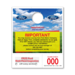 Custom White Dispatch Number 5.5x6.5"- Qty 1 Each - Image 2