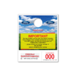 Custom White Dispatch Number 5.5x6.5"- Qty 1 Each - Image 7