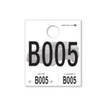 Custom White Dispatch Number 5.5x6.5"- Qty 1 Each - Image 4