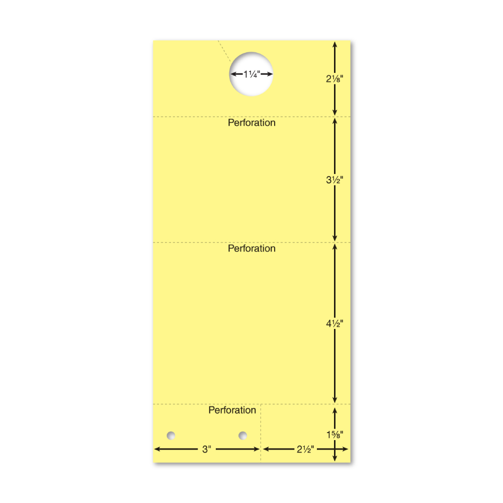 Yellow Standard Stock Reply Number (Custom) - Image 2