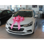 Bows- 30 Inch "Happy Sweet 16" Car Bow- Magnetic Base or Suction Cup - Image 2