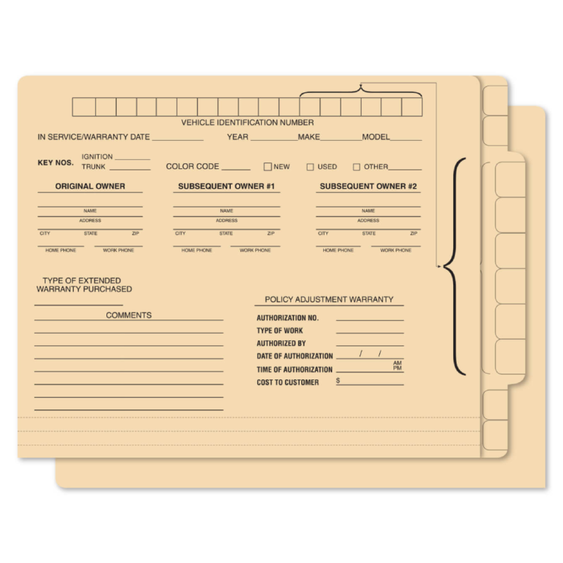 Deal Jacket- Extended Tab File Folders- Imprint - Image 2