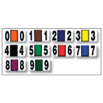 Number Labels- File Right Numbers (0-9)- Roll Set & Ringbook Set - Image 2