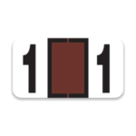 Number Labels- File Right Label Roll - Image 2