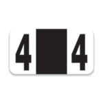 Number Labels- File Right Label Roll - Image 5