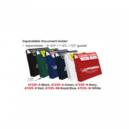 Policy Pouch (Custom) Expandable Document Holder