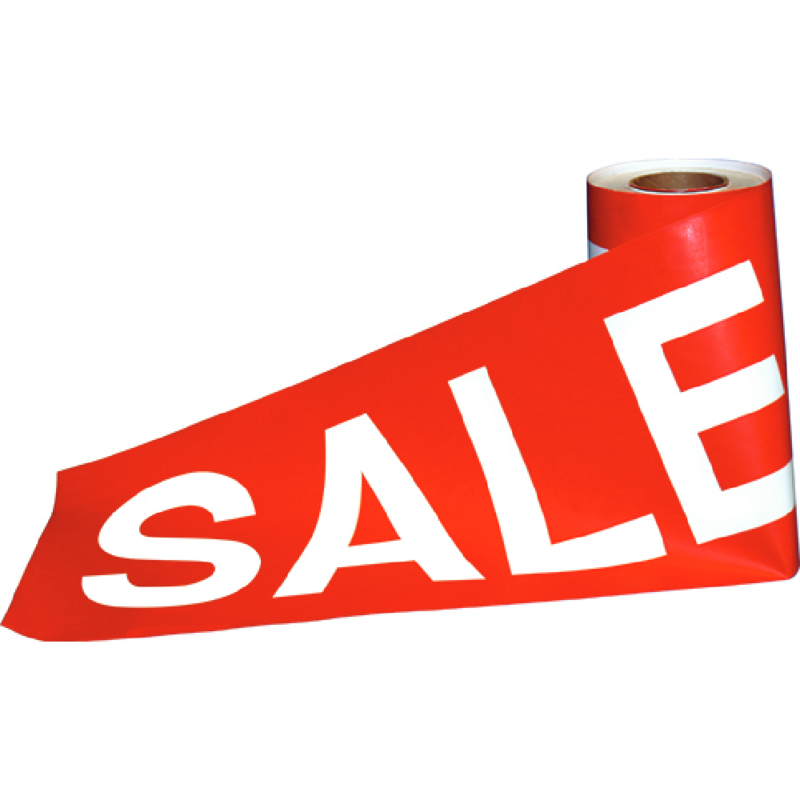 Super Sized Sale Tape- 12"× 300'