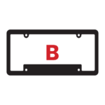 License Plate Frames- Shiny Chrome Faced Premium (Customized) - Image 15