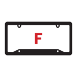 License Plate Frames- Shiny Chrome Faced Premium (Customized) - Image 7