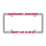 License Plate Frames- Full Chrome (Custom) - Image 3