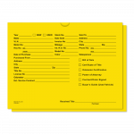 Vehicle Deal Envelopes Dealer Jackets File Folders (Pack Of 25 Blue