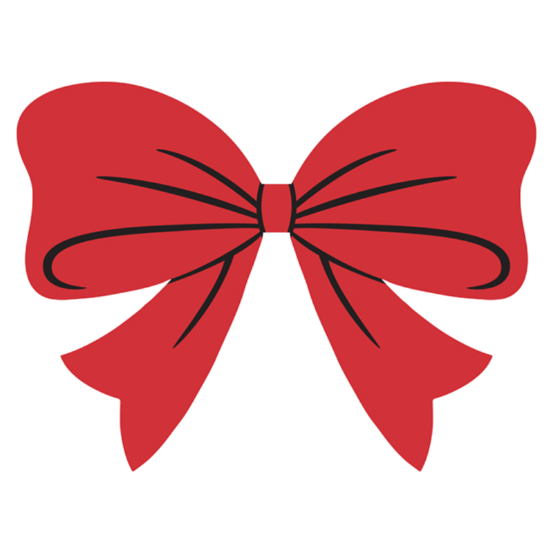 Window Sticker- Holiday Bow