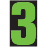 Number Window Stickers- 9½" - Image 6