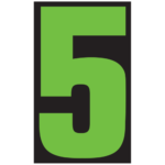 Number Window Stickers- 9½" - Image 8