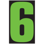 Number Window Stickers- 9½" - Image 9