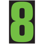 Number Window Stickers- 9½" - Image 11