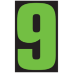 Number Window Stickers- 9½" - Image 12