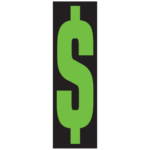 Number Window Stickers- 9½" - Image 2