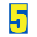 Number Window Stickers- 9½" - Image 30