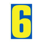 Number Window Stickers- 9½" - Image 31