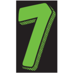 Number Window Stickers- 11½" - Image 11