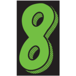 Number Window Stickers- 11½" - Image 10