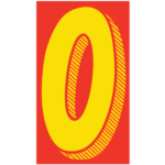 Number Window Stickers- 11½" - Image 7