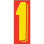 Number Window Stickers- 11½" - Image 6