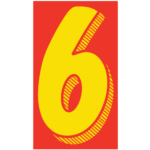 Number Window Stickers- 11½" - Image 20