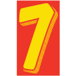 Number Window Stickers- 11½" - Image 33