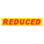 Slogan Window Sticker - Red on Yellow - Image 37