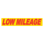 Slogan Window Sticker - Red on Yellow - Image 28