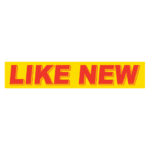 Slogan Window Sticker - Red on Yellow - Image 26