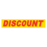 Slogan Window Sticker - Red on Yellow - Image 14