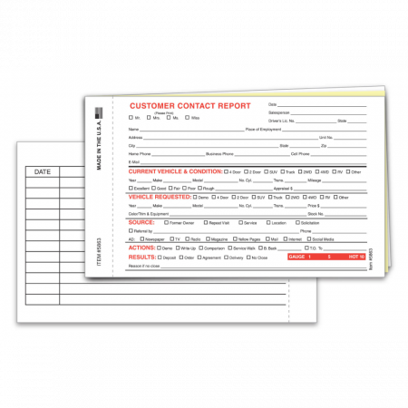 Contact Report Form