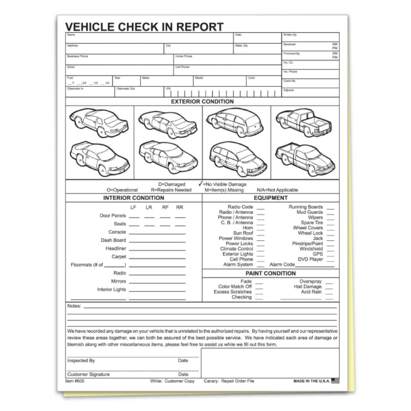 NCR Form– Bill of Sales Imprinted - Image 4