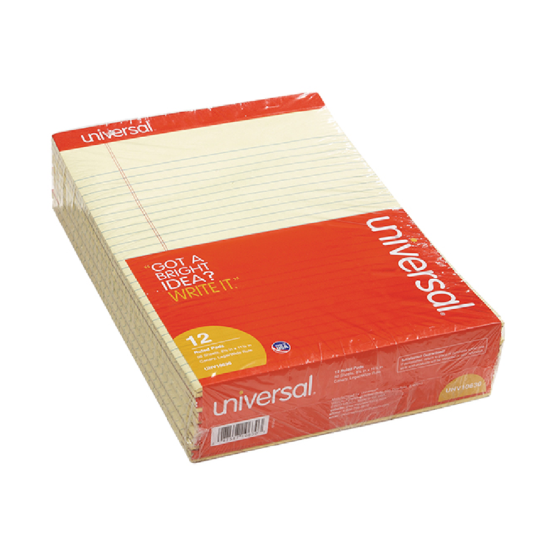 Note Pads- Letter Size- Canary