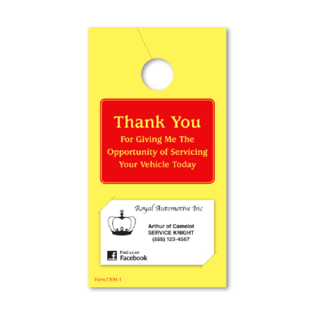 Hang Tag- Thank You Hang Tag