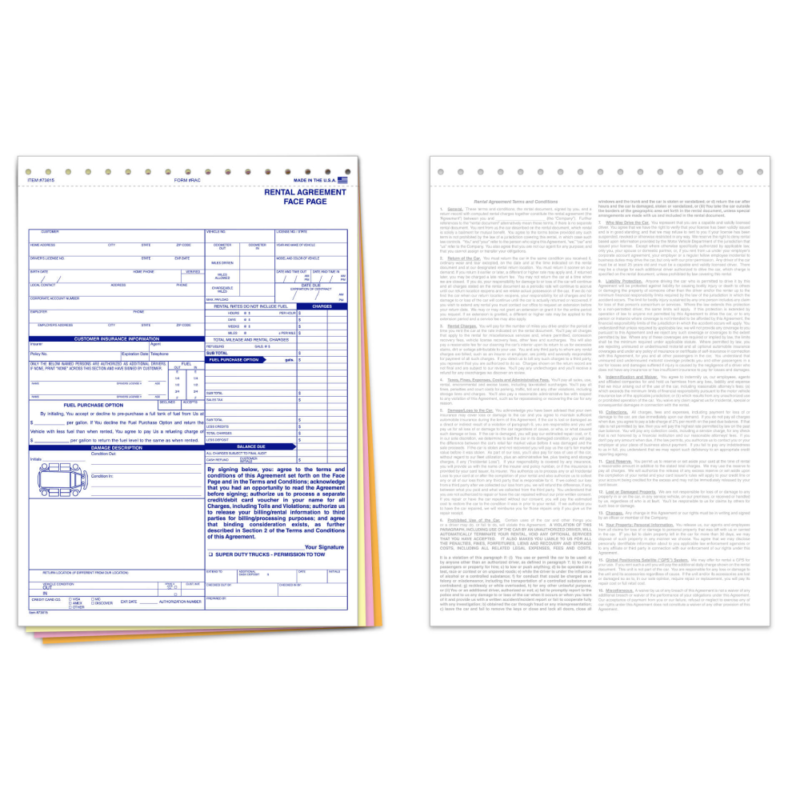 NCR Form– Bill of Sales Imprinted - Image 5