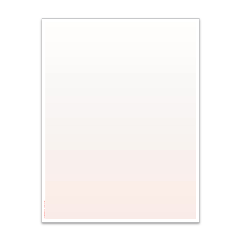 Laser Cut Sheets- 1 Color- Red/ Blue Screen- Plain - Image 2