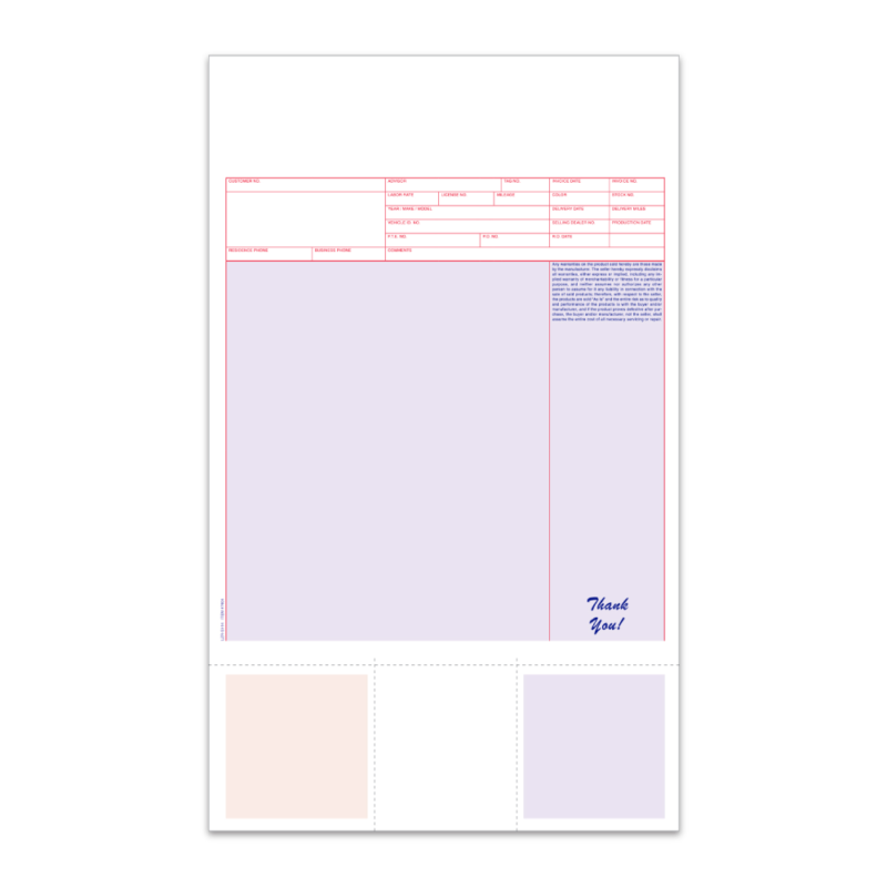 Laser Service Invoices- LZR-SI-14- Plain