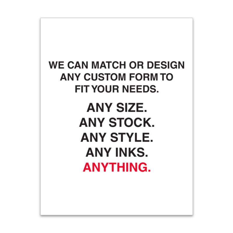 Heavy Stock Custom Forms - Image 2