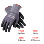Nitrile Coated Nylon/lycra Knit Gloves