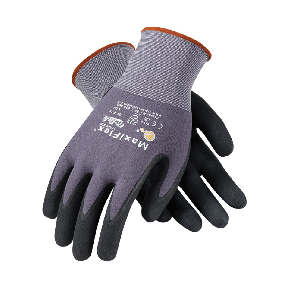 Nitrile Coated Nylon/lycra Knit Gloves - Image 3