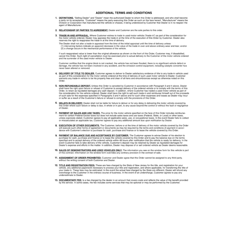 NCR Form– Bill of Sales Imprinted - Image 2