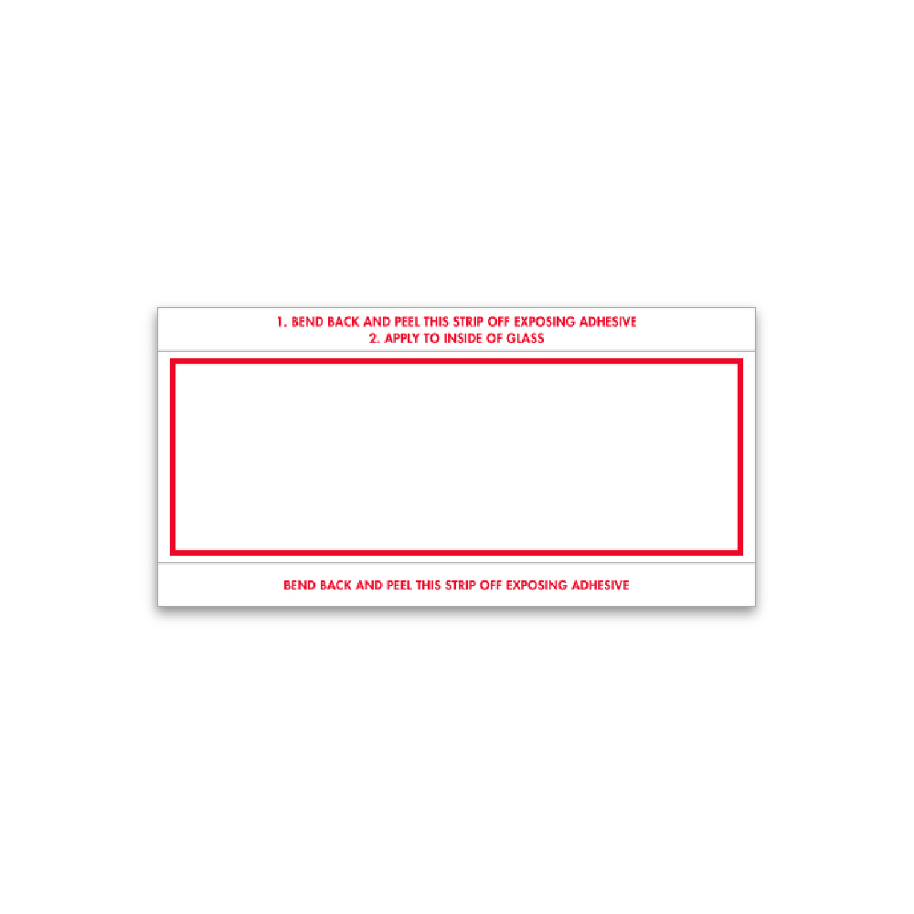 Stock Number Mini Signs - Image 2